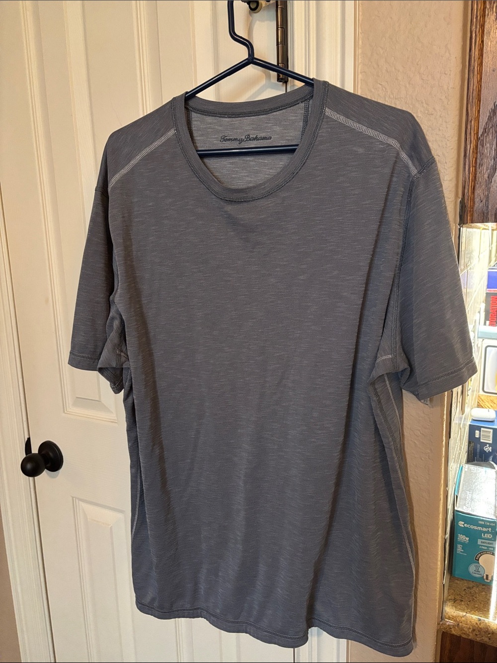 Tommy Bahama Men's Slate Gray Short Sleeve Crew Tee